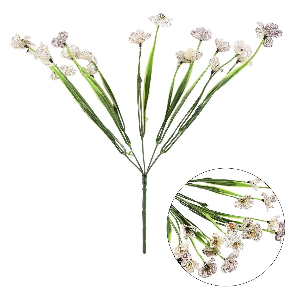 1 Bunch Artificial Flowers Fake Flowers Simulated Bouquet Plants For Home Vase Decors Grden Decoration Non Fadings