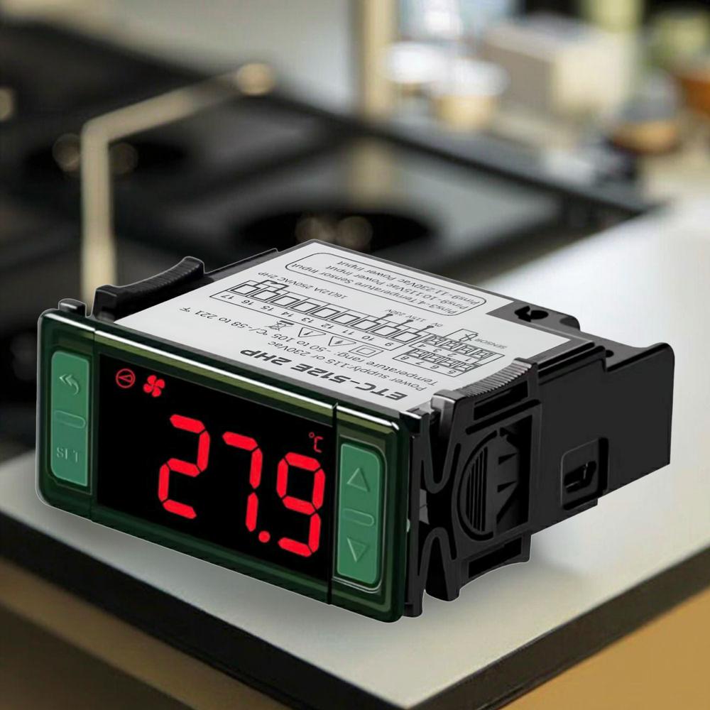 AC115/230V Dual Voltage Temp Control Digital Display Thermostat Relay Thermoregulator Heating Cooling Temperature Controller
