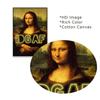 Vintage-Druck, Mona, verändertes Kunstposter, klassisches Ölgemälde, Mona Lisa, Neon-Leinwanddruck, Da Vinci-Leinwanddruck, Wandkunst, Heimdekoration