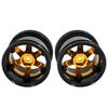 1.9x1.7 inch 6-spoke wheels for WR-02CB & GF-01CB (2) [Eagle Model] [#WR02-CB-6S-U] (GO)