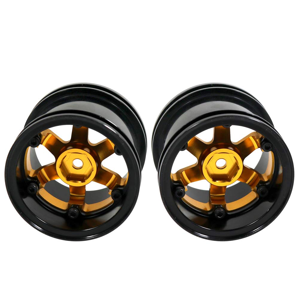 1.9x1.7 inch 6-spoke wheels for WR-02CB & GF-01CB (2) [Eagle Model] [#WR02-CB-6S-U] (GO)
