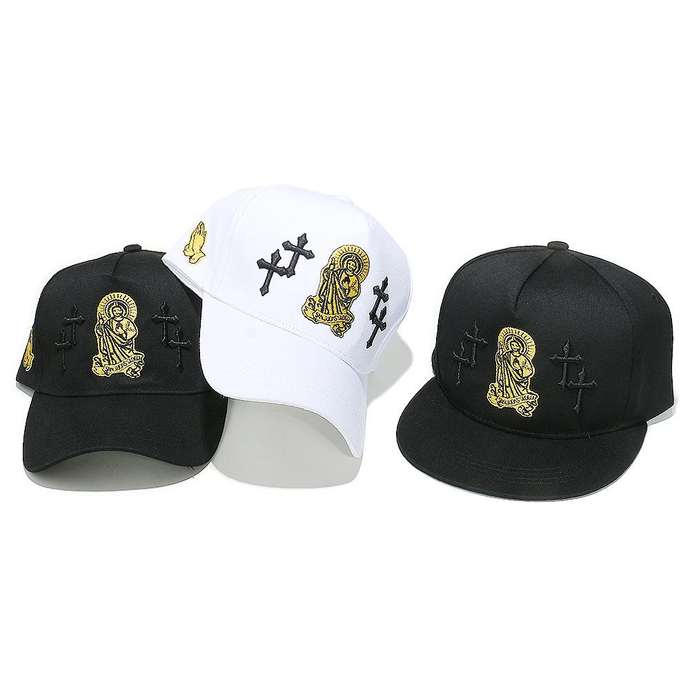 Ladies spring and summer new visor retro trend hip hop hat cross baseball cap