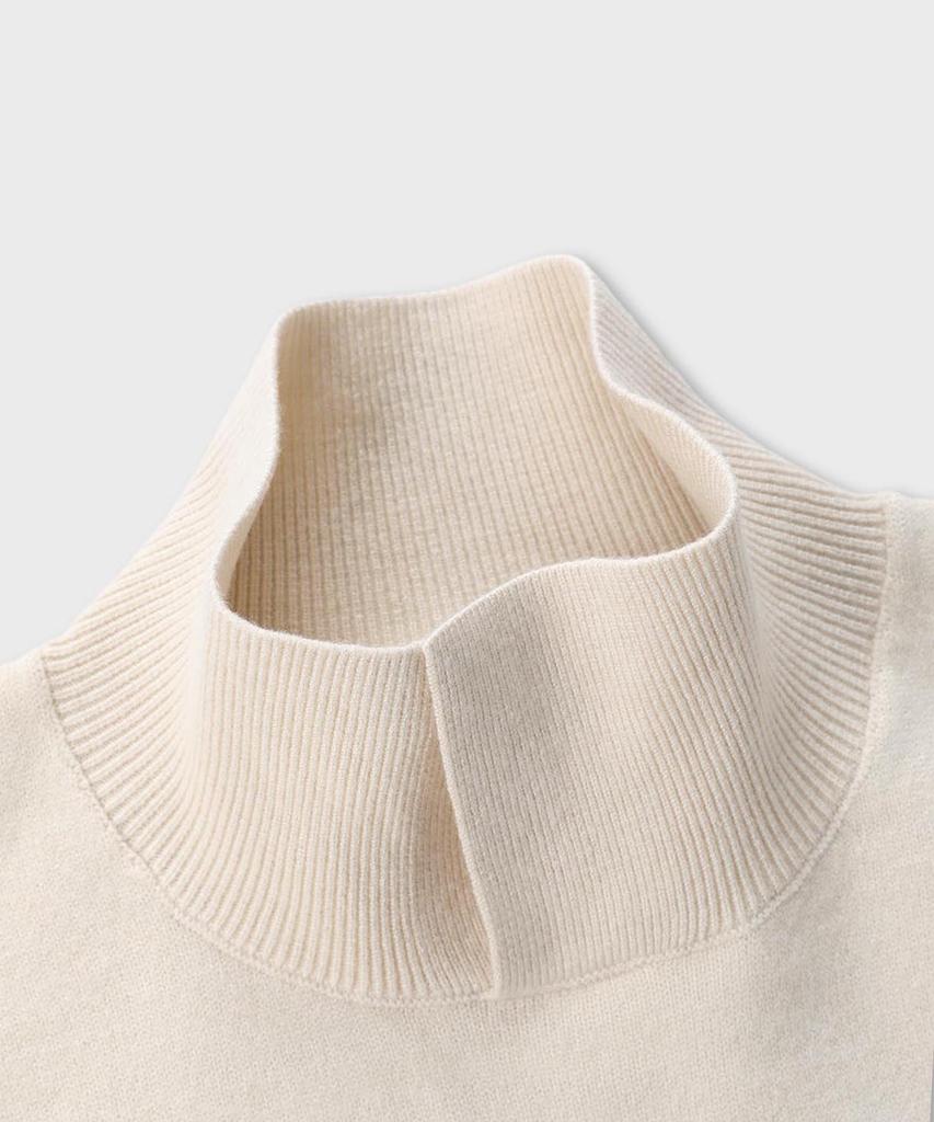 PANICALE Modal Collar Neck Cutout Polo Knit 4 Colors