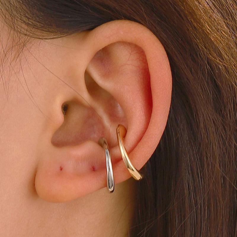 Fake Piercing Earcuff Irregular Ear Cuff Faux Earrings for Women Man Hiphop Vintage Cuffs Earclips Accessories Korean Fashio