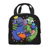 R-Rainbowed Friend  Accessories Insulated Lunch Bag For School Office Food Container Portable Thermal Cooler Lunch Box
