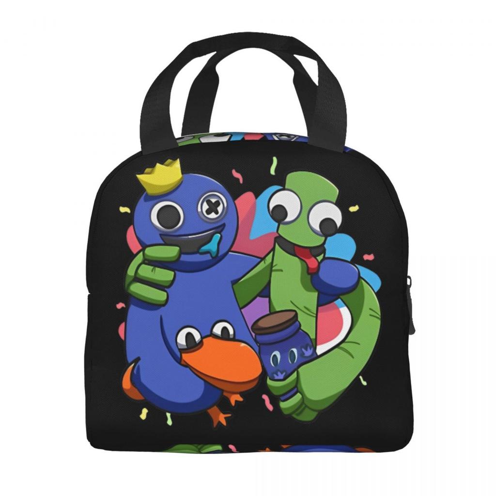 R-Rainbowed Friend Accessories Insulated Lunch Bag For School Office Food Container Portable Thermal Cooler Lunch Box