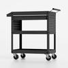 3-Tier Movable Outdoor Tool Storage Cart