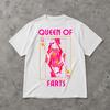 Queen Of Farts Shirt, Funny Card Game Graphic Tee, Playful Humor Gag Gift T Shirt, Gift for Her