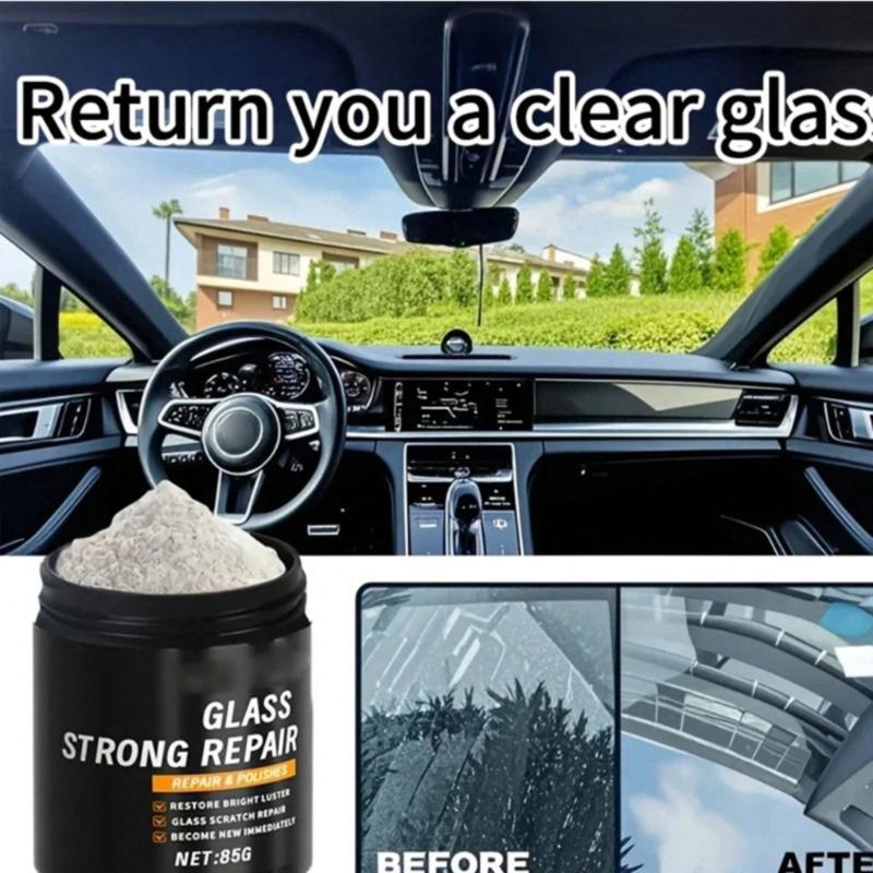 Fine Glass Restoration Powder Eliminates Microscopic Scratches Multiple Surfaces Applicator Auto Care Polishing Powder
