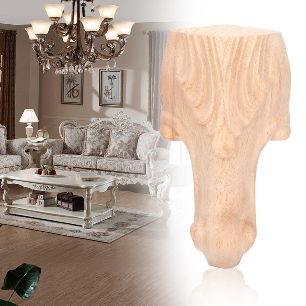Langlebige Schrankfüße Braune Sofafüße Ersatzfüße Retro Geschnitzte Füße Europäische Geschnitzte Füße Sofa