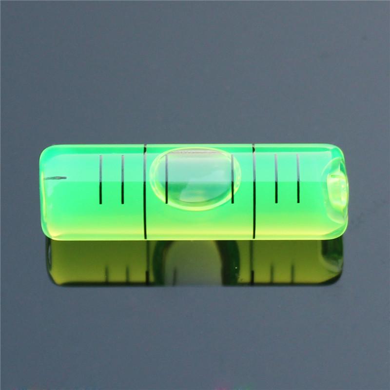 Multiple Specifications and Precision New Glass Tube Level Bubble High Precision Spirit Level Green Liquid Blister Diameter 9mm