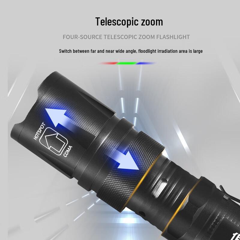 Jujingyang RGB LED Fill Light Flashlight