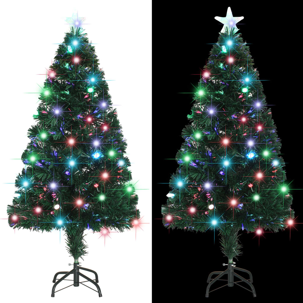 Cheap Artificial Christmas Tree with Stand/LED 120 cm Fiber Optic Joom
