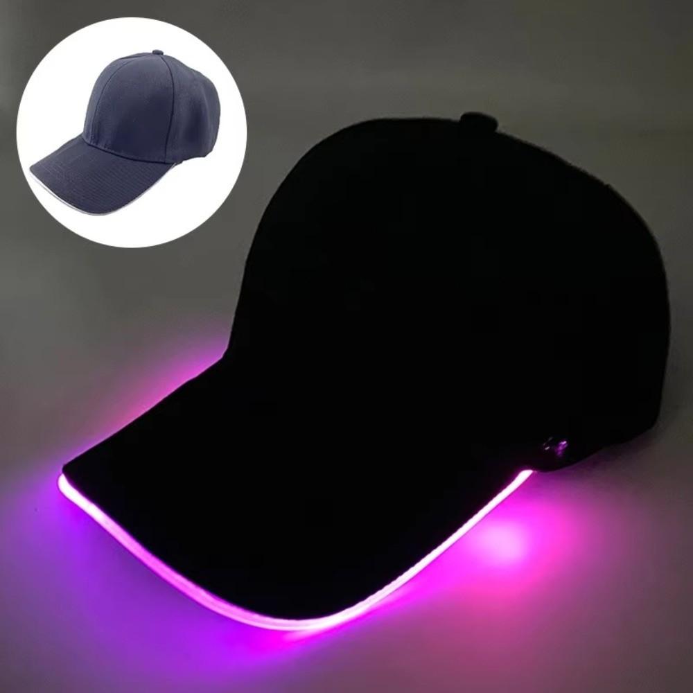 Drei Gänge LED Leuchtende Baseballkappe Verstellbare Blinkende Leuchtende Mütze Outdoor Spaß Event