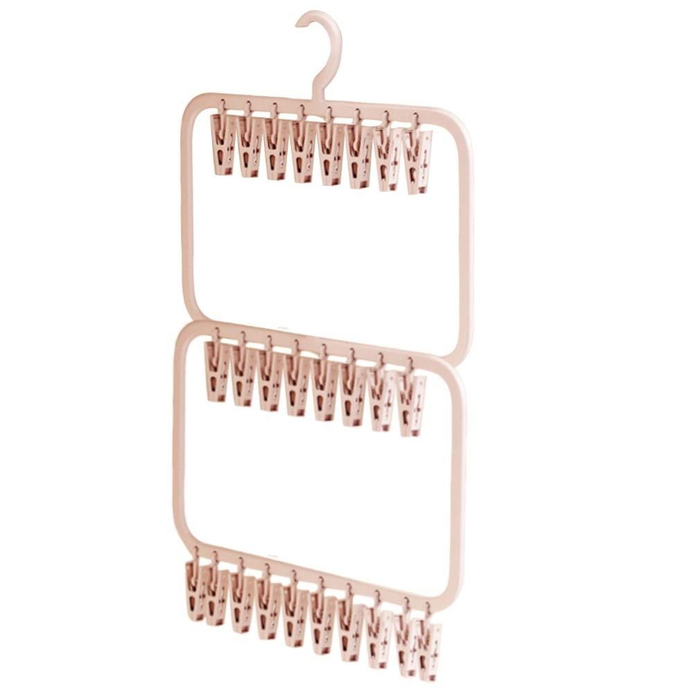 18/26 Clip Clothes Drying Rack Traceless Drying Clip  for Drying Underwear Towel Socks Baby Clothes