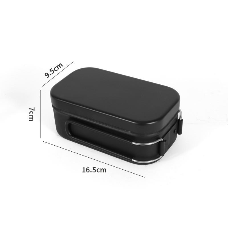 Aluminium Outdoor Tragbare Isolierung Lunch Box Camping Anti-verbrühungen Picknick Ausrüstung