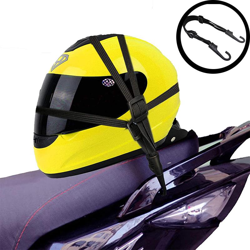 60CM Motorcycle Helmet Straps Motorcycle Helmet Luggage Rope Retractable Elastic Rope Fixed Strap Moto Equipments Accessories