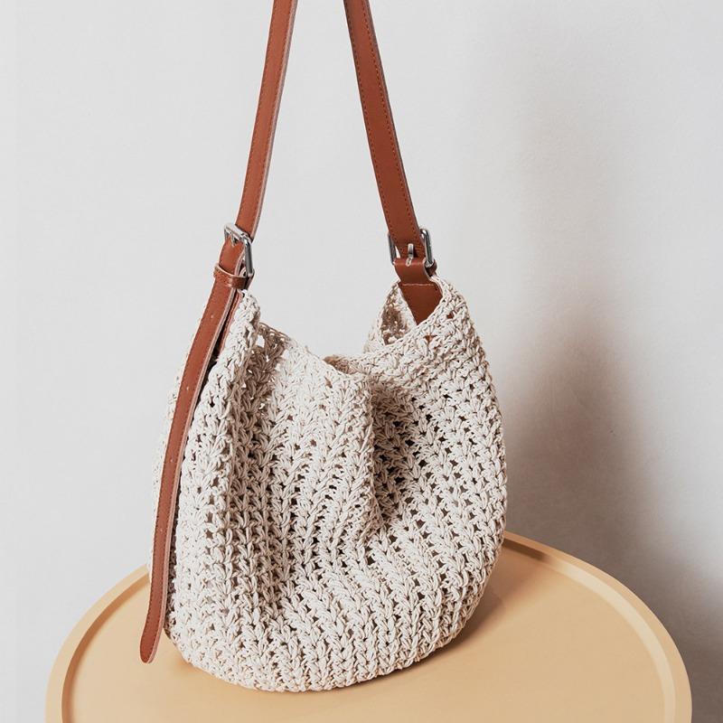 Large-capacity Commuter Women's Bag Handcrafted High-end Leather Single-shoulder Crossbody Bag