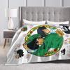 Ranma Akane Blankets Coral Fleece Plush Autumn/Winter Anime Multifunction Ultra-Soft Throw Blanket for Bed Outdoor Bedspread