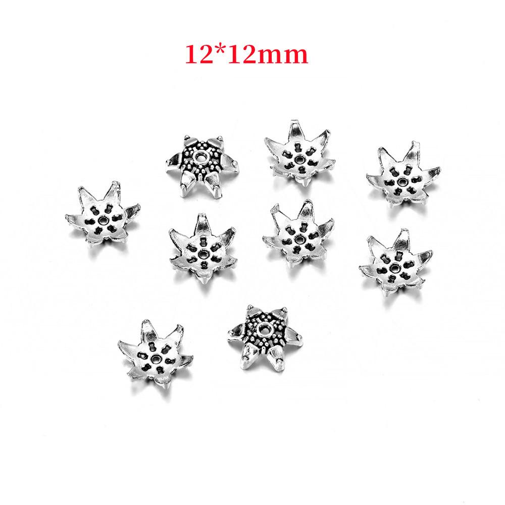 6 8 9 10 12mm Bead Caps For Jewelry Bead Caps End Receptacle Hollow Out Flower Torus DIY Spaced Apart Jewelry Making