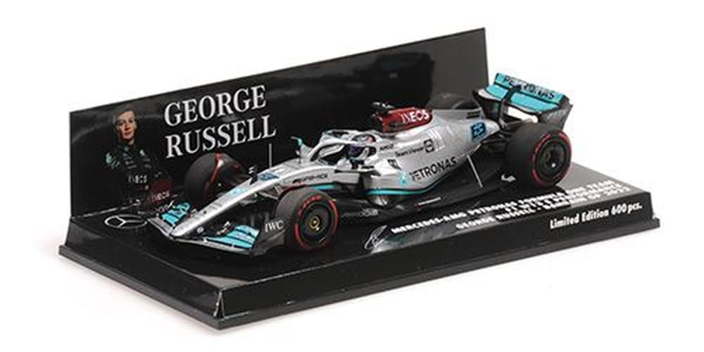 Minichamps Petronas W13E Russell Bahrain GP 2022 Finished Product 1/43 M-AMG