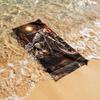 Steam-punk style cruising motorcycle polyester microfiber beach towel is highly absorbent, suitable swimming and beach outings