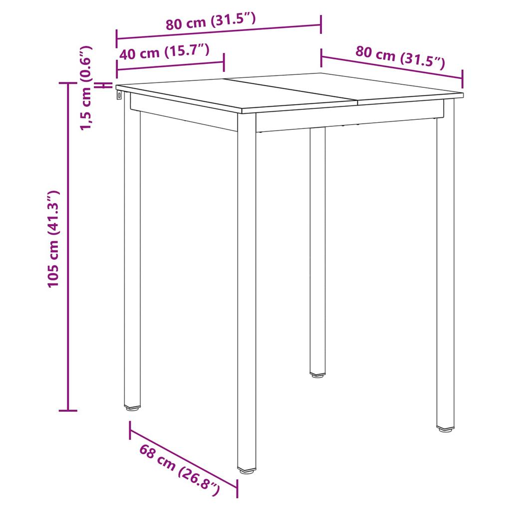 Standing Table Particleboard