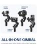 FeiyuTech SCORP Mini 2 Kit Camera Stabilizer Handheld Gimbal for Mirrorless DSLR Cameras A7III Canon R6 Nikon Z30 Fujifilm GoPro Smartphone AI Tracker