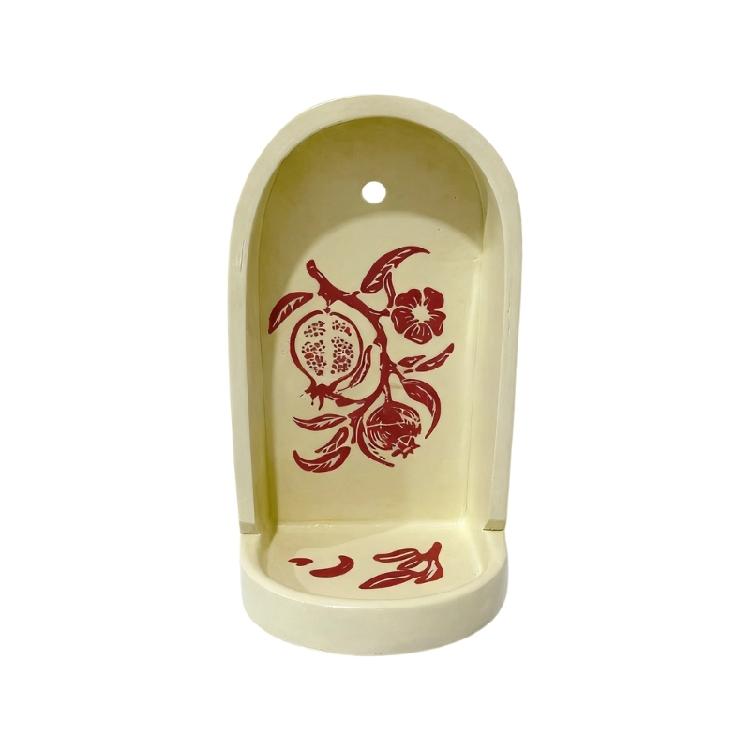 

Hand Crafted Ceramic Religious Wall Desk Ornament for Wall Desk Mantels Display Christmas Easter Festival Celebration