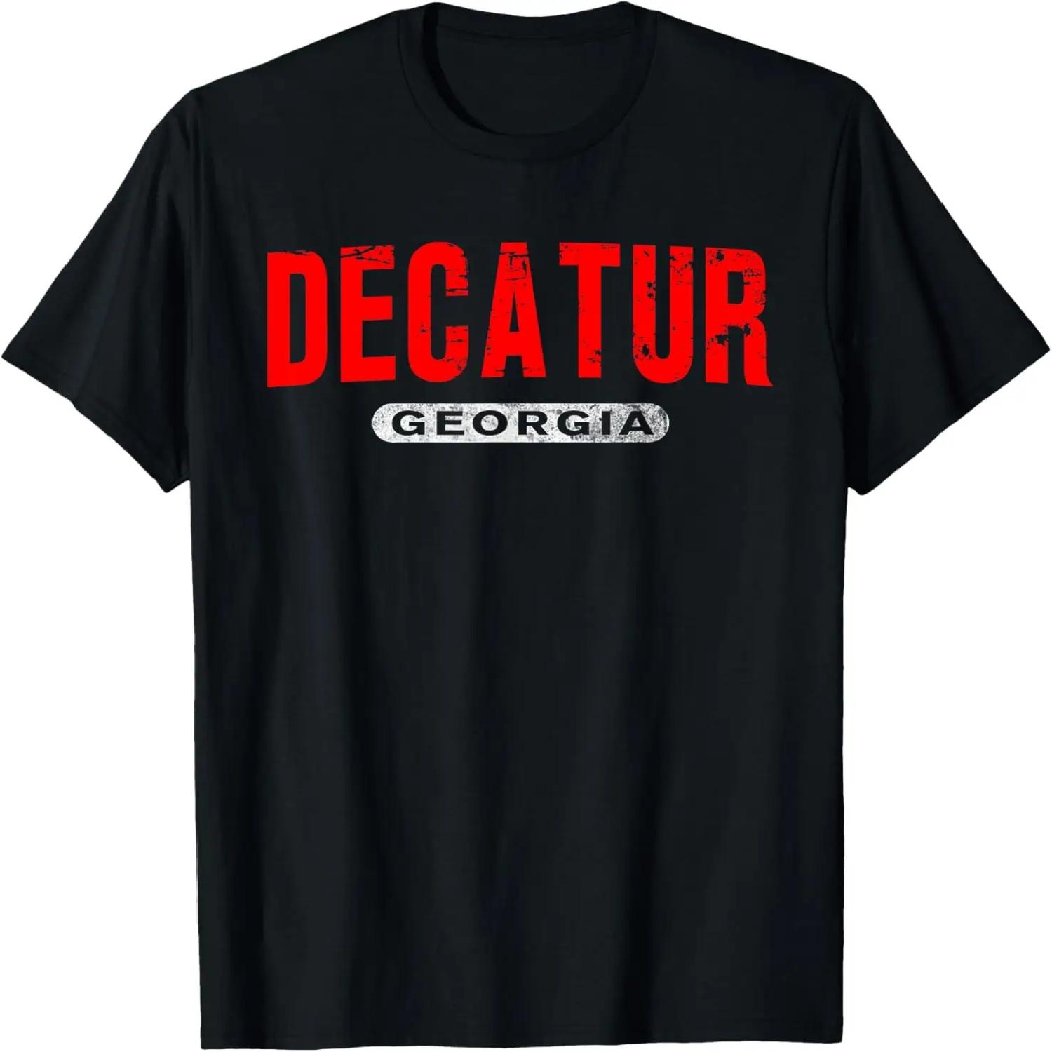 DECATUR GA GEORGIA Funny USA City Roots Custom Vintage Gift T-Shirt XXXXXL разноцветный