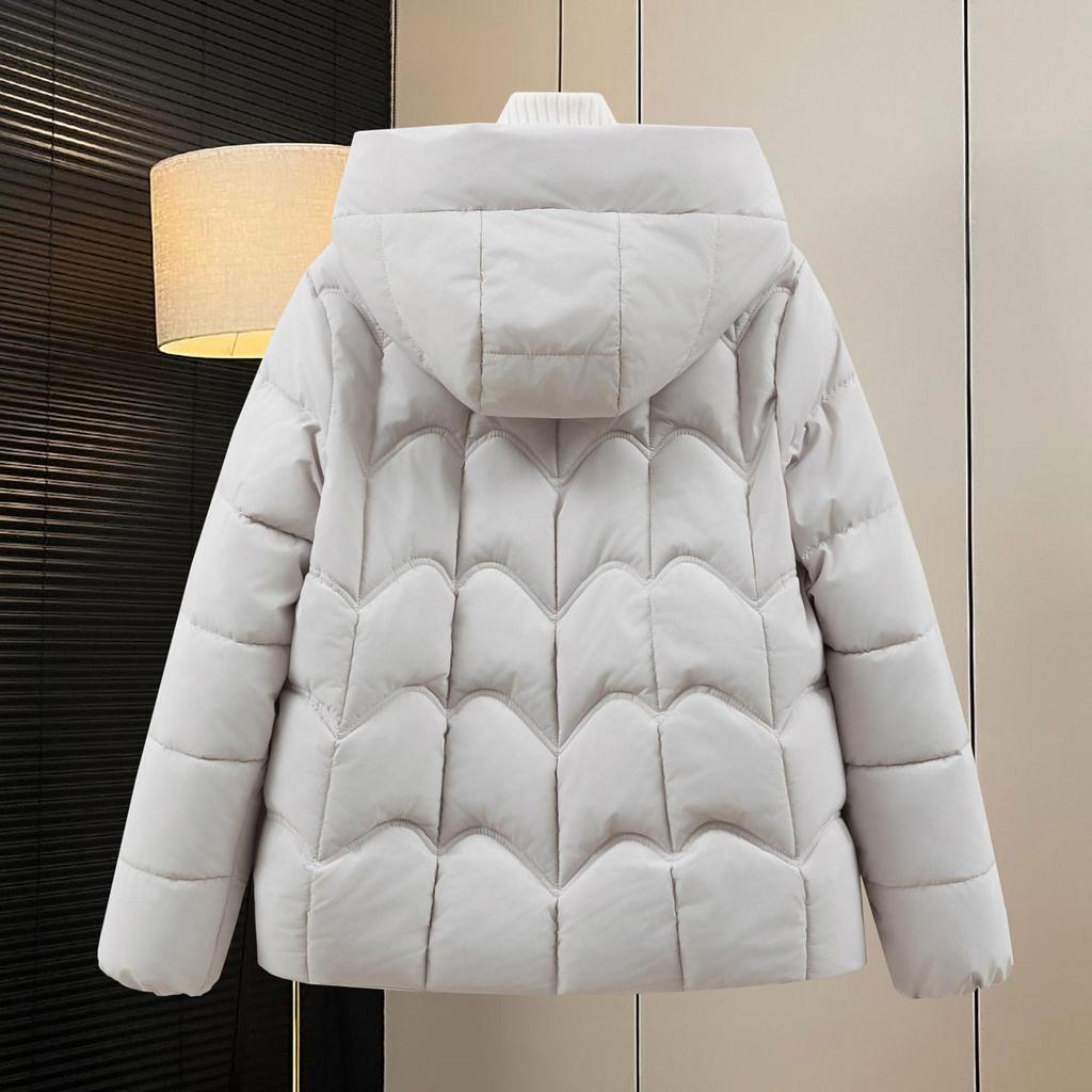 Autumn Winter Thicken Warm Parka Women Casual Sweety Solid Color Big Pocket Loose Hooded Coat Jackets Outwear