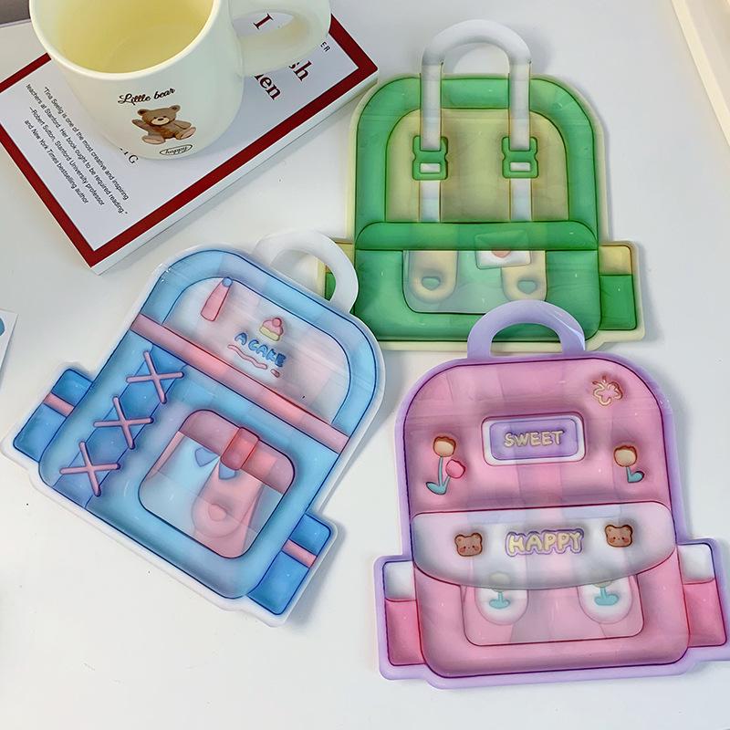 Christmas Cute Cartoon Handbag: Soft, Self-Sealing Storage Bag for Jewelry, Snacks, and Small Items