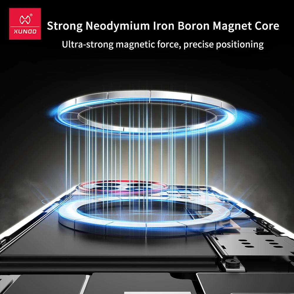 Xundd For Xiaomi 15 Ultra Case Clear Transparent Casing Anti-Yellowing Phone Cover With Magnetic Ring