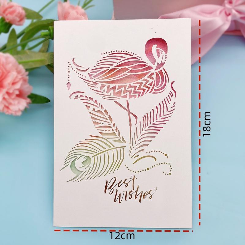 New Mother's Day and Children's Day Teacher's Day Gratitude Card 3D Paper Carving Festival Blessings and Gratitude Handmade Card