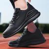 39-48 Zapatillas de deporte de cuero de otoño Zapatos para correr de fitness de moda de tamaño casual para hombres