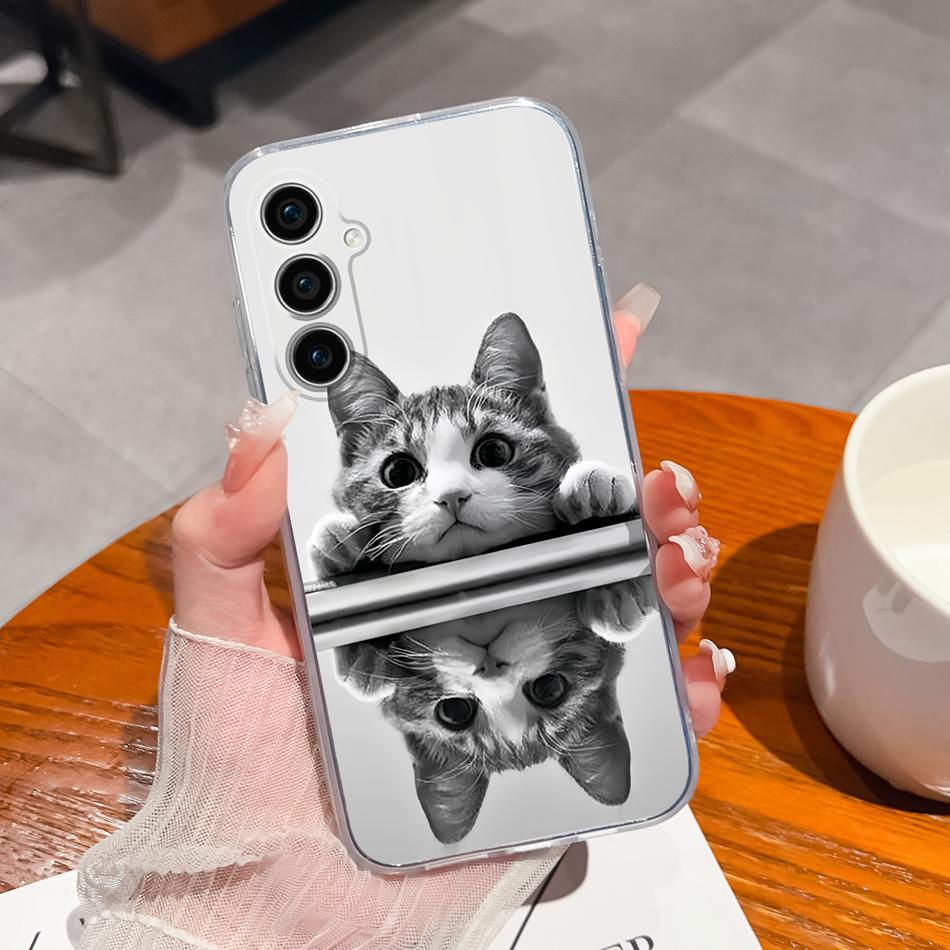 For Samsung S23 FE Plus Ultra Phone Case Soft Clear TPU Silicone Anti Drop Back Cover For Samsung Galaxy S 23 S23FE S23Plus Capa