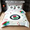 Blackburn Rovers Football Design Bed Bedding Set 1 Duvet Cover + 2 Pillowcases Soft Breathable Household Bed Linens