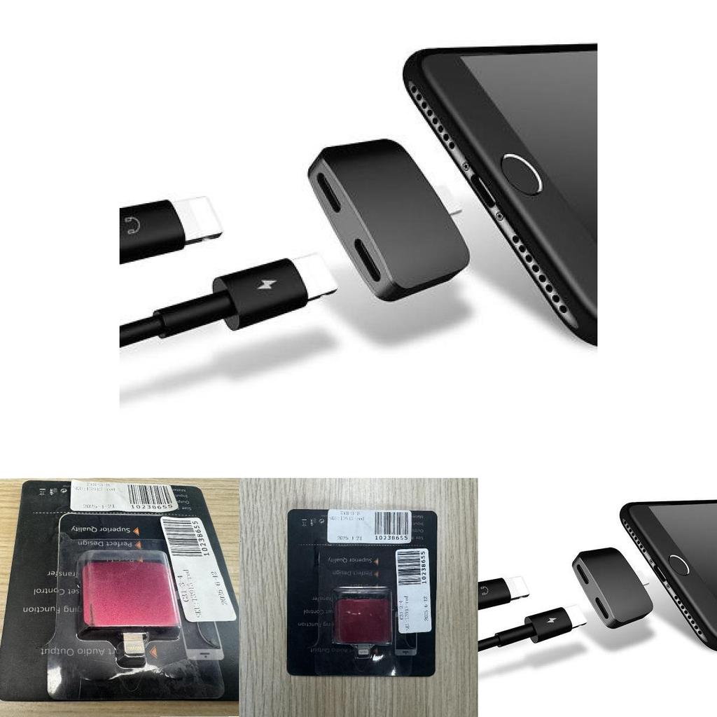 Apple Lighting To Audio And Charging Splitter For Iphone 7 To 11 Devices