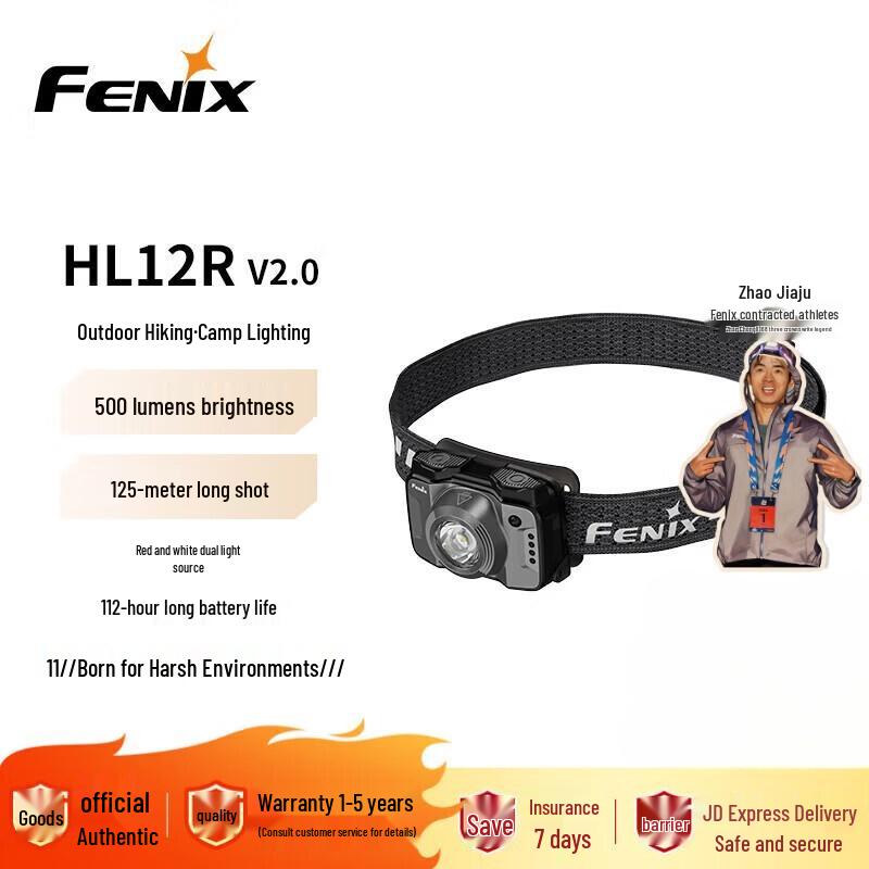 

Акумуляторний налобний ліхтар Fenix HL18R-T V2.0 для трейлранінгу