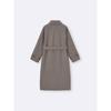 Gu By Uniqlo Cozy Melton Balmacaan Coat Model  Ec Length 113.0 120.0cm 