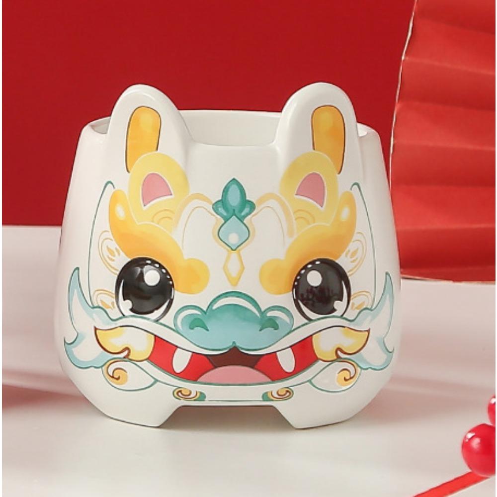Creative Year of The Dragon Mug Festive New Year Ceramic Cup Souvenir Cup High Precision Coffee Cup Personalized Water Cup