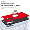 For Samsung Galaxy A26 5G Case PC + TPU Phone Cover with Rotatable Ring Holder