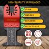Litorange Multi Tool Replacement 6 20 Piece Wood Hitachi Black and Dremel Blade Cut and Cut Saw Tip Tool Compatible Blades, Types, Set, Red,