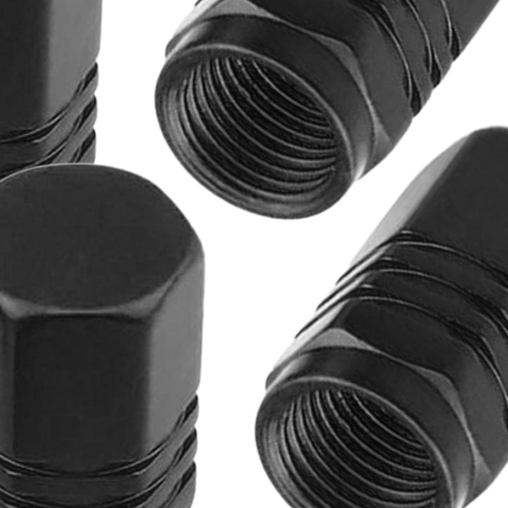 4 Pack Tire Valve Hexagonal Design for SUVs and Cars