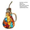 Light Bulb Water Cup 350ml Painted Light Bulb Mug