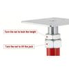 5-8" Adjustable Screw Jacks Post 2/4/8PCS,5000LBS Load Capacity House Floor Foundation Jacks for Basement Floor Leveling