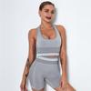 Gym set sports top cycling shorts fitness workout outfit xs xs