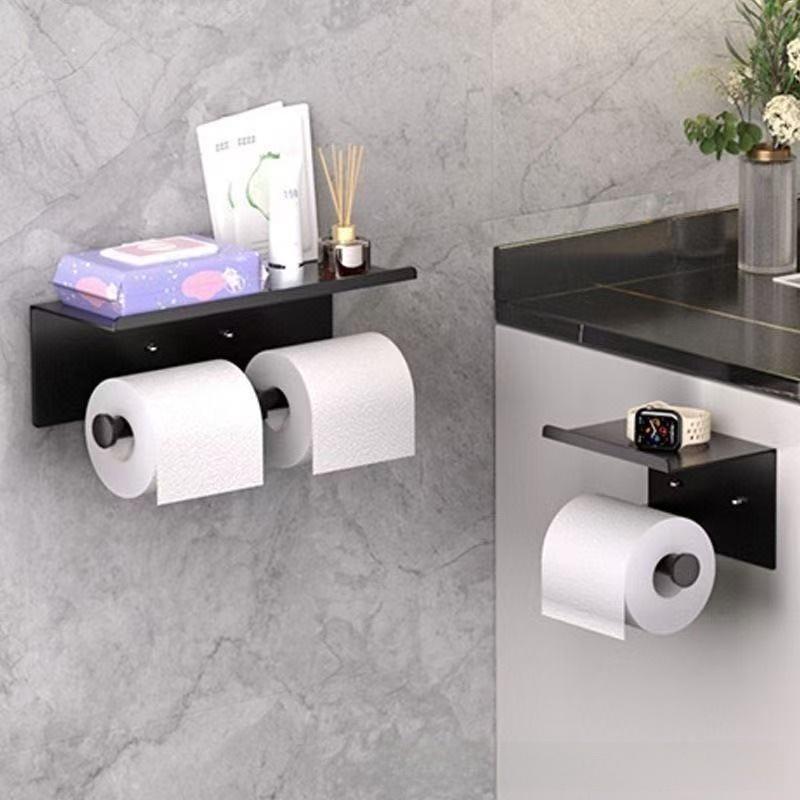 Modern Steel Stainless Wall Mounted Toilet Paper Holder For Kitchen Bathroom