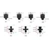 Stand Male To Female Tripod Screw Tripod Connector Camera Conversion Screw Tripod Mount Adapter