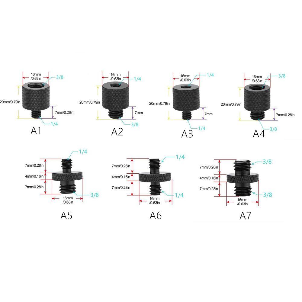 Stand Male To Female Tripod Screw Tripod Connector Camera Conversion Screw Tripod Mount Adapter
